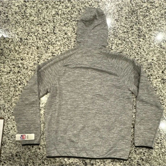 NFL Carolina Panthers Football‎ Gray Full-Zip Hoodie Sweat Shirt Size Large #368 - Picture 11 of 11